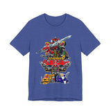 Zyuranger Mechas Tee  Custom Graphic Art Cosplay Shirts Rangers Retro Vintage 90s