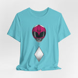 Zyuranger Pink Helmet Tee Super Sentai T Shirt Custom Graphic Art Cosplay Shirts Rangers Retro Vintage 90s Tee