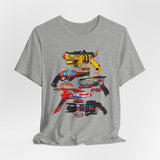 Sentai Blasters Tee Super Sentai T Shirt Custom Graphic Art Cosplay Shirts  Retro Vintage 90s