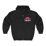 Megaranger MegaRed Full Zip Hoodie Custom Graphic Art Cosplay Shirts Rangers Retro Vintage 90s
