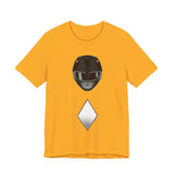 Black Helmet Tee Custom Graphic Art Cosplay Shirts Rangers Retro Vintage 90s