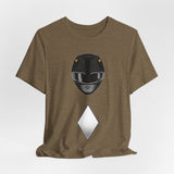 Black Helmet Tee Custom Graphic Art Cosplay Shirts Rangers Retro Vintage 90s