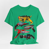 Blaster Tee Super Sentai T Shirt Custom Graphic Art Cosplay Shirts Rangers Retro Vintage 90s