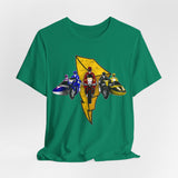 Battle Bikes Vintage Style Tee Super Sentai T Shirt Custom Graphic Art Cosplay Shirts Rangers Retro Vintage 90s