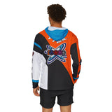 Boonboomger Orange Champion Hoodie (Full Print) Lightweight, Breathable, workout, pull over, fitness Hoodie Super Sentai Custom