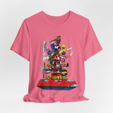 Zyuranger Mecha Tee Custom Graphic Art Cosplay Shirts Rangers Retro Vintage 90s