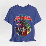 Gokaiger Team Tee Custom Graphic Art Cosplay Shirts Rangers Retro Vintage 90s