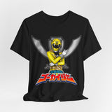 Gokai Yellow Tee Super Sentai T Shirt Custom Graphic Art Cosplay Shirts Rangers Retro Vintage 90s