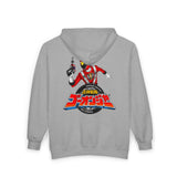Go-Onger Red Full Zip Hoodie Custom Graphic Art Cosplay Shirts Rangers Retro Vintage 90s