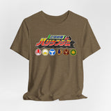 Hurricaneger Team Tee Super Sentai T Shirt Custom Graphic Art Cosplay Shirts Rangers Retro Vintage 90s