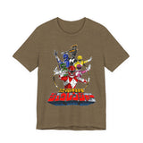 Zyuranger Team Tee Super Sentai T Shirt Custom Graphic Art Cosplay Shirts Rangers Retro Vintage 90s