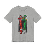 BFF Rangers Tee  Custom Graphic Art Cosplay Shirts Rangers Retro Vintage 90s