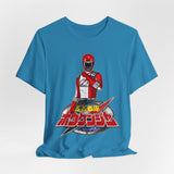 Boukenger Red Tee Super Sentai T Shirt Custom Graphic Art Cosplay Shirts Rangers Retro Vintage 90s