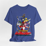 Zyuranger Team Tee Super Sentai T Shirt Custom Graphic Art Cosplay Shirts Rangers Retro Vintage 90s
