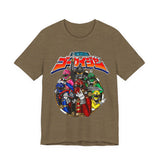 Gokaiger Team Tee Custom Graphic Art Cosplay Shirts Rangers Retro Vintage 90s