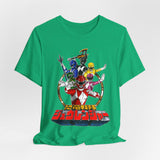 Zyuranger Team Tee Super Sentai T Shirt Custom Graphic Art Cosplay Shirts Rangers Retro Vintage 90s