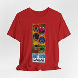 MMPR Comic Box Tee Super Sentai T Shirt Custom Graphic Art Cosplay Shirts Rangers Retro Vintage 90s