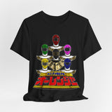 Ohranger Tee Super Sentai T Shirt Custom Graphic Art Cosplay Shirts Rangers Retro Vintage 90s
