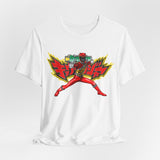 Kyoryuger Dino Red Tee Super Sentai T Shirt Custom Graphic Art Cosplay Shirts Rangers Retro Vintage 90s