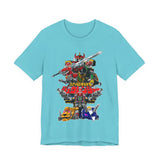 Zyuranger Mechas Tee  Custom Graphic Art Cosplay Shirts Rangers Retro Vintage 90s