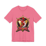 Abaranger Red Tee Custom Graphic Art Cosplay Shirts Rangers Retro Vintage 90s