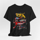 Sentai Blasters Tee Super Sentai T Shirt Custom Graphic Art Cosplay Shirts  Retro Vintage 90s