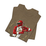 Dairanger Red Tee Super Sentai T Shirt Custom Graphic Art Cosplay Shirts Rangers Retro Vintage 90s