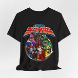 Gokaiger Team Tee Custom Graphic Art Cosplay Shirts Rangers Retro Vintage 90s
