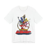 Zyuranger Team Tee Super Sentai T Shirt Custom Graphic Art Cosplay Shirts Rangers Retro Vintage 90s