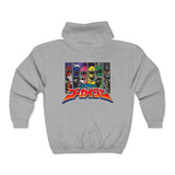 Gokaiger Full Zip Hoodie Custom Graphic Art Cosplay Shirts Rangers Retro Vintage 90s