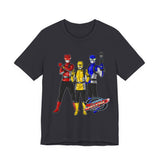 Go Busters team Tee Super Sentai T Shirt Custom Graphic Art Cosplay Shirts Rangers Retro Vintage 90s