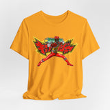 Kyoryuger Dino Red Tee Super Sentai T Shirt Custom Graphic Art Cosplay Shirts Rangers Retro Vintage 90s