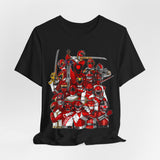 Sentai Red Tee  Custom Graphic Art Cosplay Shirts Rangers Retro Vintage 90s