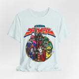 Gokaiger Team Tee Custom Graphic Art Cosplay Shirts Rangers Retro Vintage 90s
