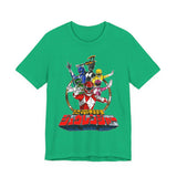 Zyuranger Team Tee Super Sentai T Shirt Custom Graphic Art Cosplay Shirts Rangers Retro Vintage 90s