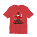 OhRanger Red Tee  Custom Graphic Art Cosplay Shirts Rangers Retro Vintage 90s