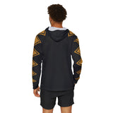 Abaranger Black Hoodie (Full Print) Lightweight, Breathable, workout, pull over, fitness Hoodie Super Sentai Custom