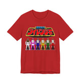 Dairanger keys Tee Super Sentai T Shirt Custom Graphic Art Cosplay Shirts Rangers Retro Vintage 90s
