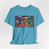 Gokaiger Roll Call Tee Custom Graphic Art Cosplay Shirts Rangers Retro Vintage 90s
