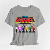 Dairanger keys Tee Super Sentai T Shirt Custom Graphic Art Cosplay Shirts Rangers Retro Vintage 90s