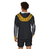 Gozyuger Unicorn Black Ranger Hoodie (Full Print) Super Sentai Custom Lightweight, Breathable, Workout, Pull over, Fitness, Retro