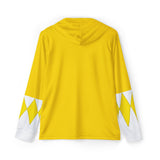 Zyuranger Yellow Hoodie (Full Print) Lightweight, Breathable, workout, pull over, fitness Hoodie Super Sentai Custom