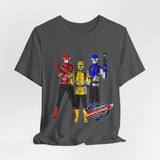 Go Busters team Tee Super Sentai T Shirt Custom Graphic Art Cosplay Shirts Rangers Retro Vintage 90s