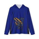 Abaranger blue Hoodie (Full Print) Lightweight, Breathable, workout, pull over, fitness Hoodie Super Sentai Custom