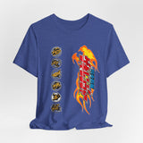 Gaoranger Team Tee Custom Graphic Art Cosplay Shirts Rangers Retro Vintage 90s