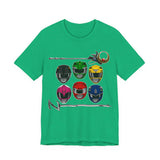 Teenagers with Attitude Tee Super Sentai T Shirt Custom Graphic Art Cosplay Shirts Rangers Retro Vintage 90s