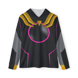Gozyuger Unicorn Black Ranger Hoodie (Full Print) Super Sentai Custom Lightweight, Breathable, Workout, Pull over, Fitness, Retro