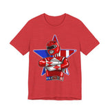 Powerfull Ranger Tee Super Sentai T Shirt Custom Graphic Art Cosplay Shirts Rangers Retro Vintage 90s