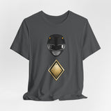 Black Shield Tee Super Sentai T Shirt Custom Graphic Art Cosplay Shirts Rangers Retro Vintage 90s