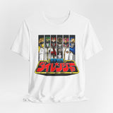 Dairanger Team Tee Super Sentai T Shirt Custom Graphic Art Cosplay Shirts Rangers Retro Vintage 90s